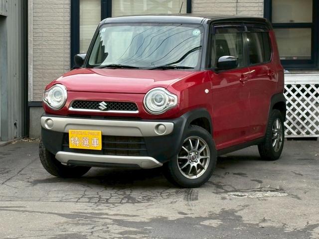 ハスラー Ｇ　４ＷＤ　純正ＳＤナビ　ＨＩＤヘッドランプ　レーダーブレーキサポート　スマートキー　プッシュスタート　シートヒーター　ツートーンカラー　盗難防止装置　横滑り防止装置　アクセル踏み間違い防止装置（7枚目）