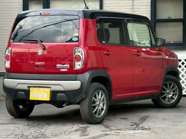 ハスラー Ｇ　４ＷＤ　純正ＳＤナビ　ＨＩＤヘッドランプ　レーダーブレーキサポート　スマートキー　プッシュスタート　シートヒーター　ツートーンカラー　盗難防止装置　横滑り防止装置　アクセル踏み間違い防止装置（62枚目）