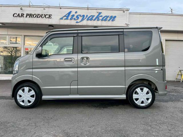 エブリイワゴン ＰＺターボ　４ＷＤ　バックカメラ　両側スライド・片側電動　クリアランスソナー　レーンアシスト　衝突被害軽減システム　オートライト　スマートキー　アイドリングストップ　電動格納ミラー　シートヒーター　ベンチシート（5枚目）