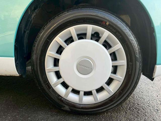 ムーヴキャンバス ストライプスＧ　ＥＴＣ　両側電動スライドドア　ＴＶ　クリアランスソナー　衝突被害軽減システム　オートライト　スマートキー　アイドリングストップ　電動格納ミラー　シートヒーター　ベンチシート　ＣＶＴ　ＥＳＣ　ＣＤ（13枚目）