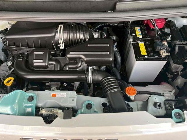 ムーヴキャンバス ストライプスＧ　ＥＴＣ　両側電動スライドドア　ＴＶ　クリアランスソナー　衝突被害軽減システム　オートライト　スマートキー　アイドリングストップ　電動格納ミラー　シートヒーター　ベンチシート　ＣＶＴ　ＥＳＣ　ＣＤ（16枚目）