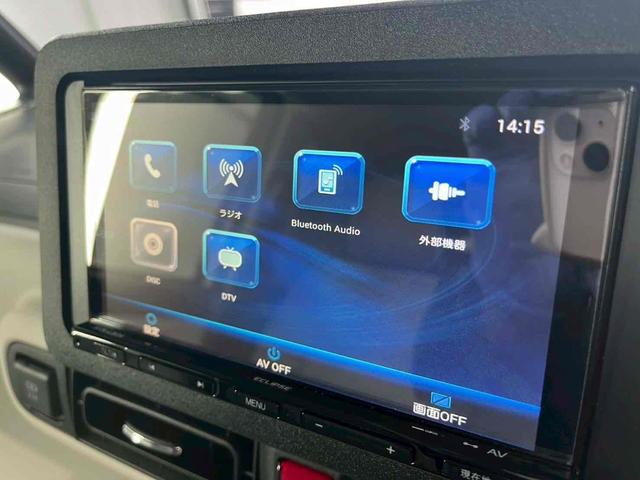 ムーヴキャンバス ストライプスＧ　ＥＴＣ　両側電動スライドドア　ＴＶ　クリアランスソナー　衝突被害軽減システム　オートライト　スマートキー　アイドリングストップ　電動格納ミラー　シートヒーター　ベンチシート　ＣＶＴ　ＥＳＣ　ＣＤ（18枚目）