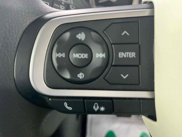 ムーヴキャンバス ストライプスＧ　ＥＴＣ　両側電動スライドドア　ＴＶ　クリアランスソナー　衝突被害軽減システム　オートライト　スマートキー　アイドリングストップ　電動格納ミラー　シートヒーター　ベンチシート　ＣＶＴ　ＥＳＣ　ＣＤ（32枚目）