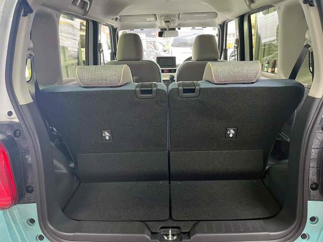 ムーヴキャンバス ストライプスＧ　ＥＴＣ　両側電動スライドドア　ＴＶ　クリアランスソナー　衝突被害軽減システム　オートライト　スマートキー　アイドリングストップ　電動格納ミラー　シートヒーター　ベンチシート　ＣＶＴ　ＥＳＣ　ＣＤ（63枚目）