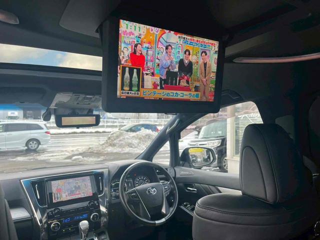 アルファードハイブリッド エグゼクティブラウンジＳ　４ＷＤ　バックカメラ　サイドカメラ　ナビ　ＴＶ　クリアランスソナー　オートクルーズコントロール　レーンアシスト　衝突被害軽減システム　両側電動スライドドア　オートマチックハイビーム　オートライト（65枚目）