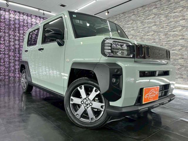 タフト 　４ＷＤ　クリアランスソナー　オートクルーズコントロール　衝突被害軽減システム　オートライト　スマートキー　アイドリングストップ　電動格納ミラー　シートヒーター　サンルーフ　ＣＶＴ　ＥＳＣ（2枚目）