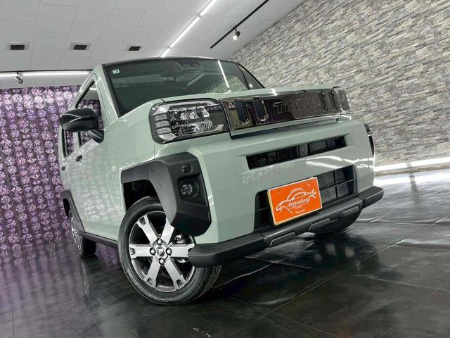 タフト 　４ＷＤ　クリアランスソナー　オートクルーズコントロール　衝突被害軽減システム　オートライト　スマートキー　アイドリングストップ　電動格納ミラー　シートヒーター　サンルーフ　ＣＶＴ　ＥＳＣ（4枚目）