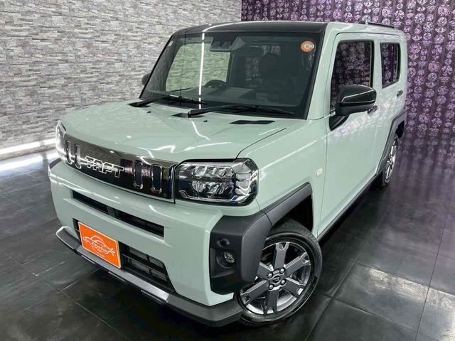 タフト 　４ＷＤ　クリアランスソナー　オートクルーズコントロール　衝突被害軽減システム　オートライト　スマートキー　アイドリングストップ　電動格納ミラー　シートヒーター　サンルーフ　ＣＶＴ　ＥＳＣ（7枚目）