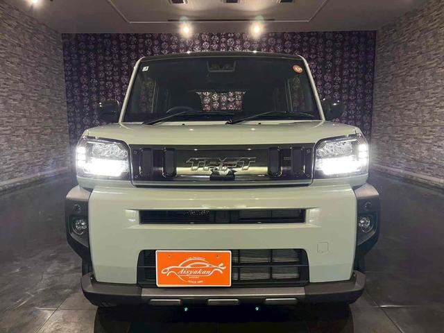 タフト 　４ＷＤ　クリアランスソナー　オートクルーズコントロール　衝突被害軽減システム　オートライト　スマートキー　アイドリングストップ　電動格納ミラー　シートヒーター　サンルーフ　ＣＶＴ　ＥＳＣ（10枚目）