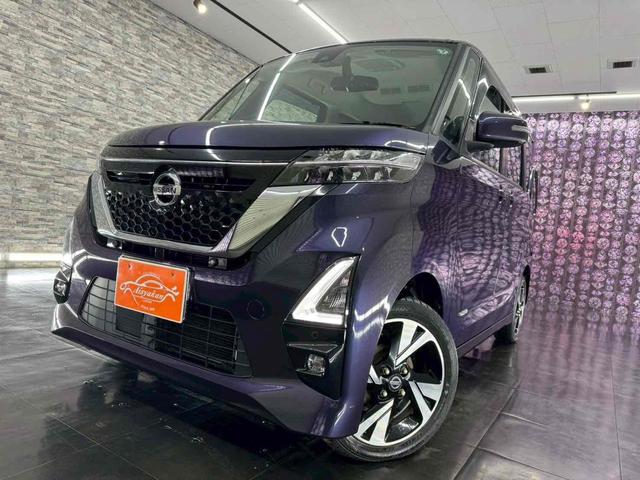 ルークス ハイウェイスター　Ｇターボ　４ＷＤ　全周囲カメラ　両側電動スライドドア　ナビ　ＴＶ　クリアランスソナー　衝突被害軽減システム　オートライト　ＬＥＤヘッドランプ　スマートキー　アイドリングストップ　電動格納ミラー　シートヒーター（9枚目）