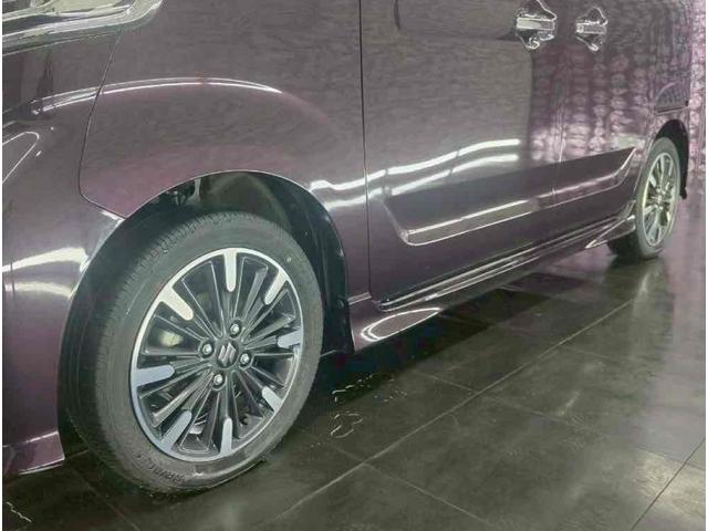 スペーシアカスタム 　両側電動スライドドア　クリアランスソナー　衝突被害軽減システム　オートライト　スマートキー　電動格納ミラー　シートヒーター　ベンチシート　ＣＶＴ　ＥＳＣ　ＣＤ　アルミホイール　Ｂｌｕｅｔｏｏｔｈ（16枚目）