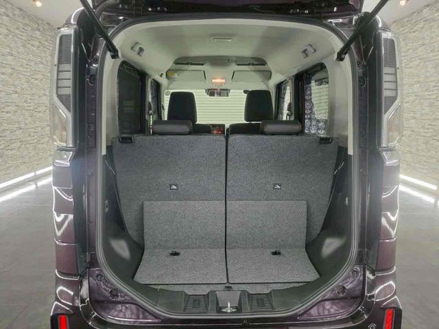 スペーシアカスタム 　両側電動スライドドア　クリアランスソナー　衝突被害軽減システム　オートライト　スマートキー　電動格納ミラー　シートヒーター　ベンチシート　ＣＶＴ　ＥＳＣ　ＣＤ　アルミホイール　Ｂｌｕｅｔｏｏｔｈ（50枚目）