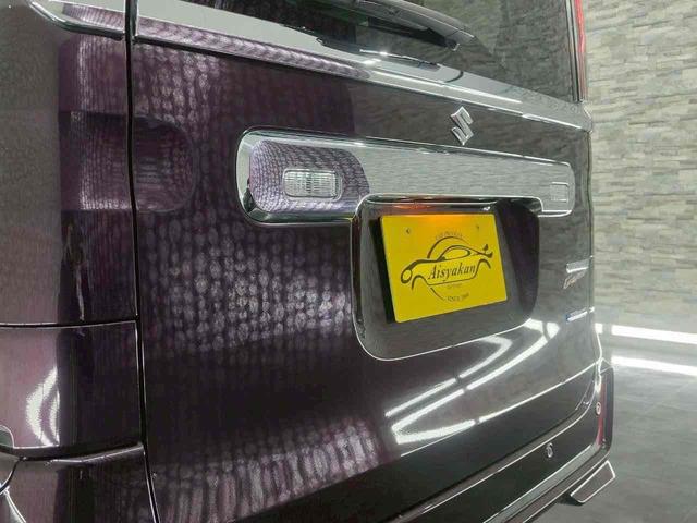 スペーシアカスタム 　両側電動スライドドア　クリアランスソナー　衝突被害軽減システム　オートライト　スマートキー　電動格納ミラー　シートヒーター　ベンチシート　ＣＶＴ　ＥＳＣ　ＣＤ　アルミホイール　Ｂｌｕｅｔｏｏｔｈ（60枚目）