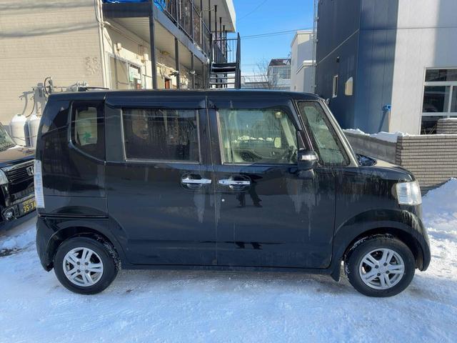 Ｎ－ＢＯＸ Ｇ・Ｌパッケージ　４ＷＤ　両側電動スライドドア　ナビ　スマートキー　アイドリングストップ　電動格納ミラー　シートヒーター　ベンチシート　ＣＶＴ　盗難防止システム　ＡＢＳ　ＥＳＣ　ＣＤ　ＵＳＢ　アルミホイール（14枚目）