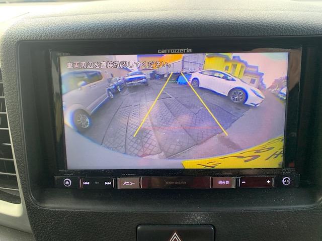 バックカメラが付いており、駐車も安心！！