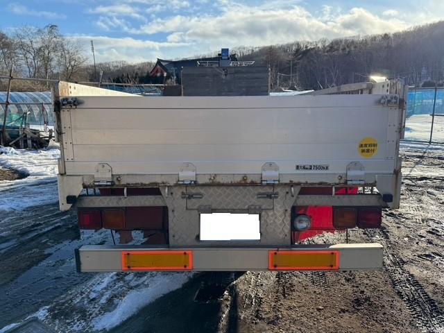 フォワード  増トン 4段ユニック アルミアオリ 3方開 リモコン付 アウトリガー フックイン 2.93t吊 ベット付 6速MT 最大積載量7500kg HSA 電動格納ミラー ミラーワイパー ミラーヒーター(9枚目)