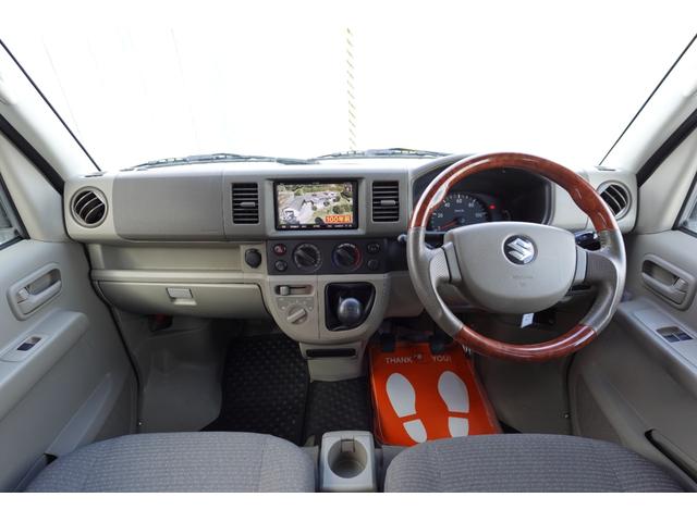 エブリイ ＰＣ　関東仕入　ワンオーナー　タイミングチェーン　切替式４ＷＤ　５速マニュアル　ＨＤＤナビ　ＴＶチューナー　ドアバイザー　パワーウィンドウ　ＥＴＣ　キーレス（24枚目）