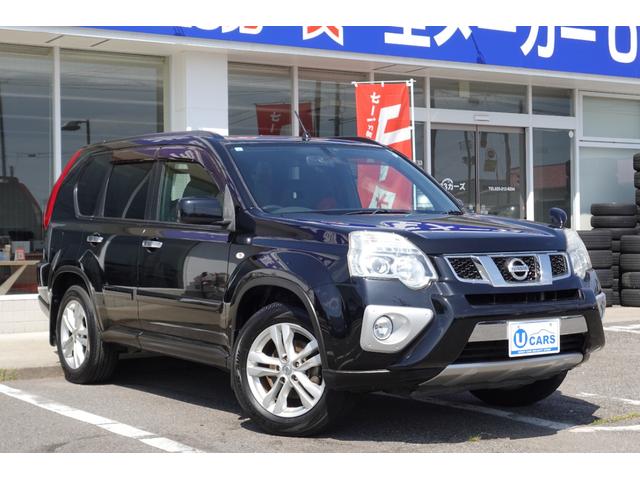 エクストレイル ２０Ｘ　エクストリーマーＸ　関西仕入　後期モデル　切替式４ＷＤ　カブロンシート　全席シートヒーター　ルーフレール　純正アルミホイール　タイミングチェーン　スマートキー　ＥＴＣ　ナビ　バックカメラ（10枚目）