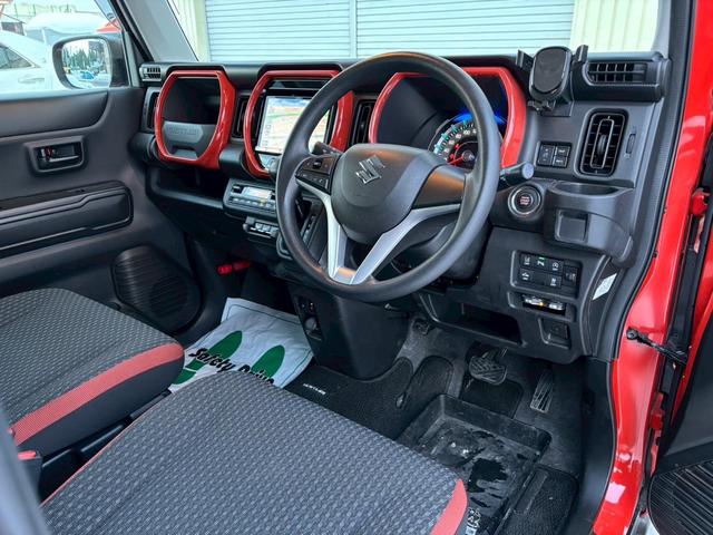 ハスラー ハイブリッドＧ　４ＷＤ　ＥＴＣ　ナビ　ＴＶ　クリアランスソナー　レーンアシスト　衝突被害軽減システム　オートライト　スマートキー　アイドリングストップ　電動格納ミラー　シートヒーター　ＣＶＴ　盗難防止システム　ＡＢＳ（24枚目）