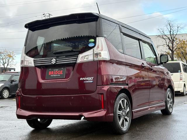 ソリオバンディット ハイブリッドMV ハイブリッドMV/4WD/全方位モニター/フルセグ付き純正ナビ/ワンオーナー/両側パワースライドドア/純正エアロ/パドルシフト/デュアルカメラブレーキサポート/スマートキー/プッシュスタート(8枚目)