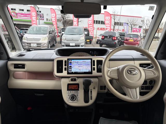 ムーヴキャンバス Xメイクアップ SAIII 寒冷地仕様/4WD/両側パワースライドドア/純正エンジンスターター/フルセグTV付ナビ/ドライブレコーダー/Bluetooth接続/プッシュスタート/フルオートエアコン/オートライト/ETC(14枚目)