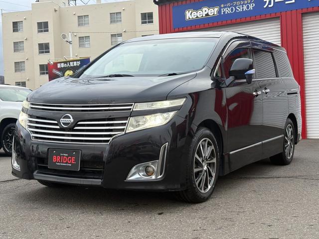 エルグランド ２５０ハイウェイスター　４ＷＤ／両側スライドドア／パワースライドドア／アルパイン８インチナビ／フルセグＴＶ／バックカメラ／フリップダウンモニター／ハーフレザーシート／３列シート／プッシュスタート／スマートキー（2枚目）