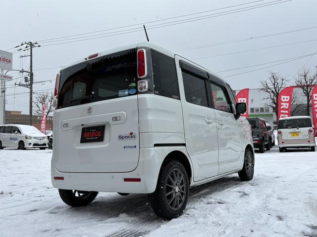 スペーシア ハイブリッドＸ　４ＷＤ／両側パワースライドドア／全方位モニター／フルセグＴＶ付ＳＤナビ／シートヒーター／フルオートエアコン／スマートキー／プッシュスタート／フルフラットシート／スペアキー／取扱説明書（8枚目）
