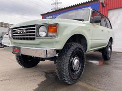 トヨタ　ランドクルーザー８０　４ＷＤ　丸目クラシック　リフトアップ／サンルーフ／Aftermarketアルミホイール 3