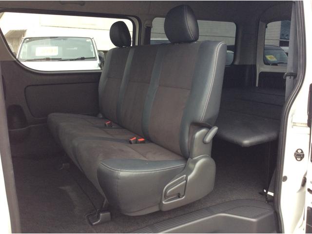 ハイエースバン スーパーＧＬ　ダークプライム　ワイド　４ＷＤ　寒冷地　両側パワスラ　リアヒーター＆クーラー　プッシュスタート　スマートキー　ハーフレザーシート　ベッドキッド　メモリナビ　フルセグＴＶ　フリップダウンモニター　バックカメラ　ＥＴＣ（41枚目）