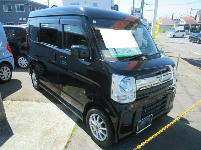 エブリイワゴン 　４ＷＤ　ＡＢＳ　プッシュスタート　キーフリー　エンジンスターター　ナビ・ＴＶ　シートヒーター　ＥＳＣ　冬タイヤ積込（3枚目）