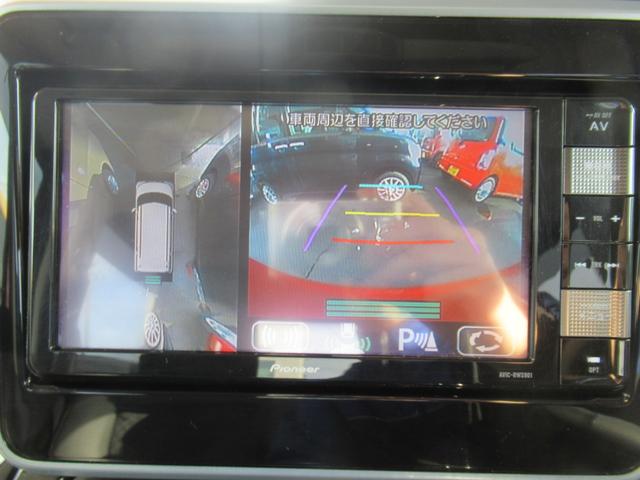 スペーシアカスタム ハイブリッドＸＳターボ　４ＷＤ　ＡＢＳ　プッシュスタート　キーフリー　ナビ・ＴＶ　全方位モニター　シートヒーター　ＥＴＣ　ステアリングスイッチ　パドルシフト　クルーズコントロール　両側パワースライドドア　冬タイヤ積込（16枚目）