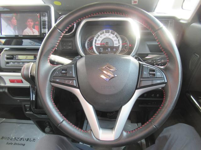 スペーシアカスタム ハイブリッドＸＳターボ　４ＷＤ　ＡＢＳ　プッシュスタート　キーフリー　ナビ・ＴＶ　全方位モニター　シートヒーター　ＥＴＣ　ステアリングスイッチ　パドルシフト　クルーズコントロール　両側パワースライドドア　冬タイヤ積込（22枚目）