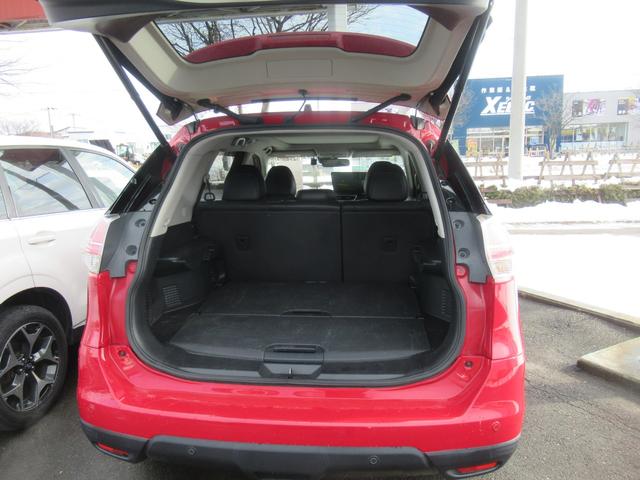 エクストレイル 20X エマージェンシーブレーキパッケージ 4WD ABS プッシュスタート インテリジェントキー ナビ・TV アラウンドビューモニター シートヒーター ステアリングスイッチ アイドリングストップ ドライブレコーダー パワーバックドア ETC(35枚目)