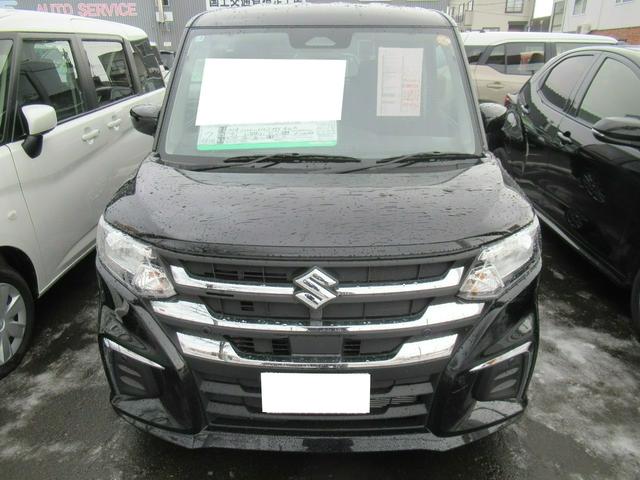 ソリオ ハイブリッドＭＸ　４ＷＤ　ＡＢＳ　プッシュスタート　キーフリー　バックモニター　ステアリングスイッチ　クルーズコントロール　アイドリングストップ　ＥＳＣ　シートヒーター　片側パワースライドドア（2枚目）