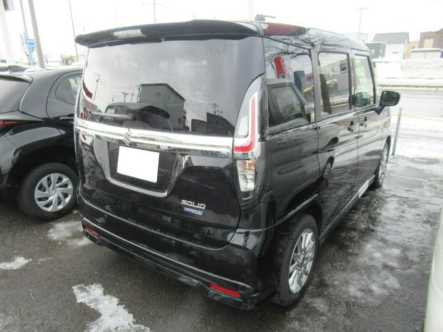 ソリオ ハイブリッドＭＸ　４ＷＤ　ＡＢＳ　プッシュスタート　キーフリー　バックモニター　ステアリングスイッチ　クルーズコントロール　アイドリングストップ　ＥＳＣ　シートヒーター　片側パワースライドドア（4枚目）