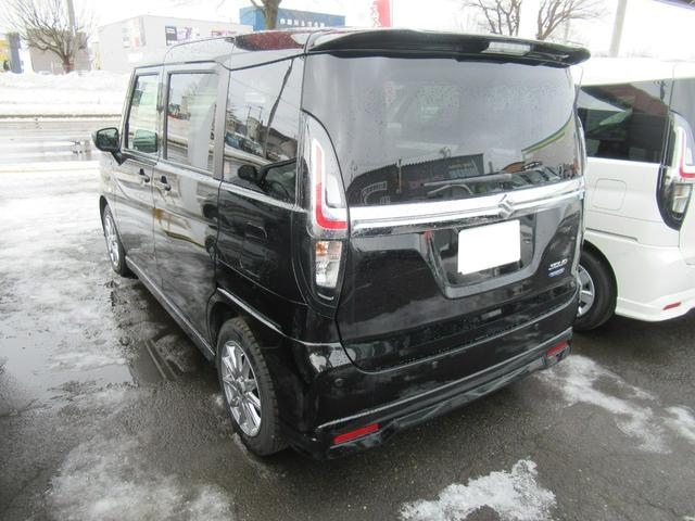 ソリオ ハイブリッドＭＸ　４ＷＤ　ＡＢＳ　プッシュスタート　キーフリー　バックモニター　ステアリングスイッチ　クルーズコントロール　アイドリングストップ　ＥＳＣ　シートヒーター　片側パワースライドドア（5枚目）