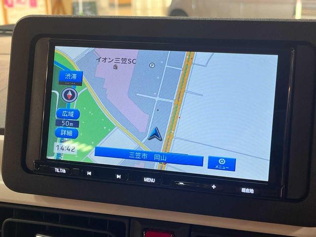 ムーヴキャンバス ストライプスＧ　４ＷＤ　ＥＴＣ　社外ナビゲーション　両側電動スライドドア　スマートアシスト　ＬＥＤヘッドライト　ＬＥＤフォグランプ　アイドリングストップ　バックカメラ　シートヒーター　プッシュスタート（32枚目）