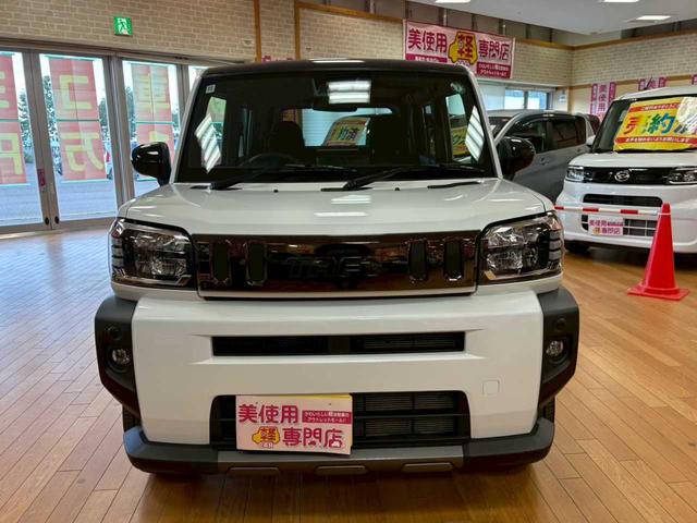 タフト Ｇ　ダーククロムベンチャー　ＬＥＤヘッドライト　ＬＥＤフォグランプ　純正アルミホイール　スカイフィールトップ　オートエアコン　プッシュスタート　シートヒーター　衝突被害軽減ブレーキ　横滑り防止機能　車線逸脱防止機能　Ａストップ（2枚目）