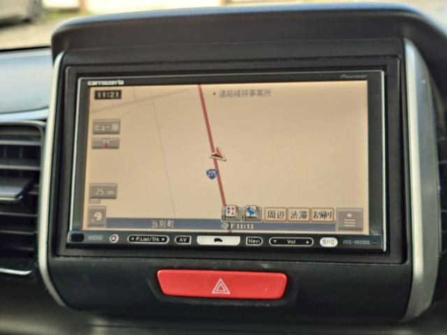 N-BOXカスタム G・ターボAパッケージ 4WD HDDナビ ワンセグTV スマートキー HIDヘッドライト 衝突軽減ブレーキ 両側パワスラ クルコン 社外14インチアルミ(20枚目)