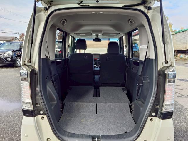 N-BOXカスタム G・ターボAパッケージ 4WD HDDナビ ワンセグTV スマートキー HIDヘッドライト 衝突軽減ブレーキ 両側パワスラ クルコン 社外14インチアルミ(41枚目)