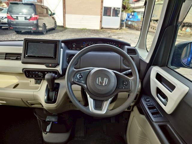 N-BOX G・L 4WD メモリーナビ フルセグTV リアカメラ スマートキー LEDヘッドライト 片側パワスラ 前ドラレコ シートヒーター Bluetooth 社外14インチアルミ ETC(19枚目)