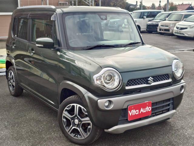 ハスラー Xターボ 4WD メモリーナビ ワンセグTV リアカメラ スマートキー HIDヘッドライト 衝突軽減ブレーキ シートヒーター Bluetooth 純正15インチアルミ ETC(2枚目)