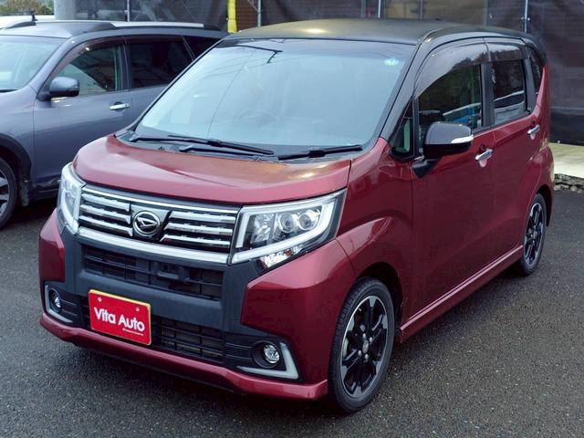 ムーヴ カスタム RS ハイパーSA 4WD SDナビ フルセグTV スマートキー LEDヘッドライト 衝突軽減ブレーキ Bluetooth 純正15インチアルミ ETC(6枚目)