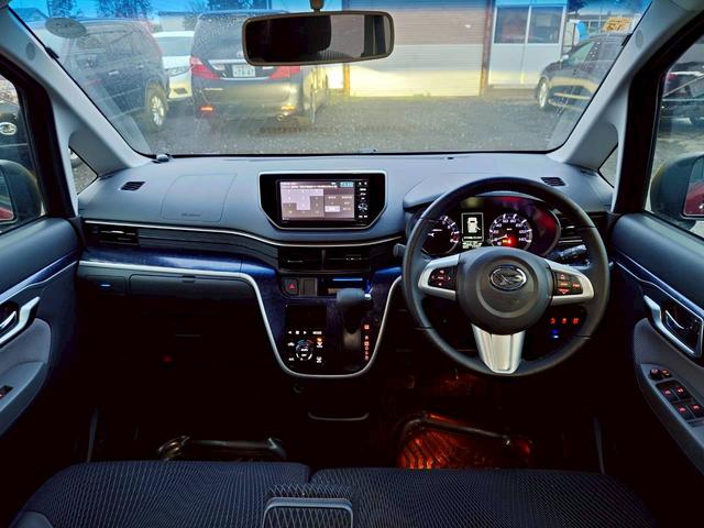 ムーヴ カスタム RS ハイパーSA 4WD SDナビ フルセグTV スマートキー LEDヘッドライト 衝突軽減ブレーキ Bluetooth 純正15インチアルミ ETC(18枚目)