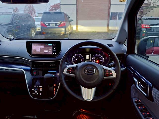 ムーヴ カスタム RS ハイパーSA 4WD SDナビ フルセグTV スマートキー LEDヘッドライト 衝突軽減ブレーキ Bluetooth 純正15インチアルミ ETC(19枚目)