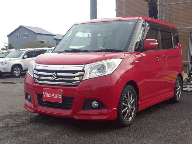 ソリオ ハイブリッドMZ 4WD メモリーナビ フルセグTV スマートキー LEDヘッドライト 両側パワスラ シートヒーター Bluetooth 社外15インチアルミ ETC(5枚目)