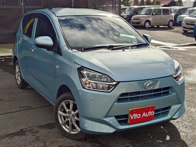 ミライース Ｇ　ＳＡＩＩＩ　４ＷＤ　メモリーナビ　フルセグＴＶ　スマートキー　ＬＥＤヘッドライト　衝突軽減ブレーキ　シートヒーター　Ｂｌｕｅｔｏｏｔｈ　純正１４インチアルミ　ＥＴＣ（2枚目）