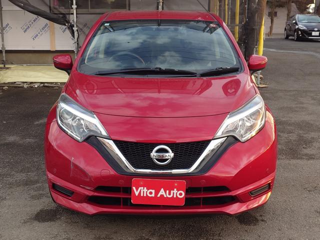 ノート Ｘ　ＦＯＵＲ　４ＷＤ　メモリーナビ　フルセグＴＶ　スマートキー　衝突軽減ブレーキ　前ドラレコ　Ｂｌｕｅｔｏｏｔｈ　純正１４インチ鉄（4枚目）