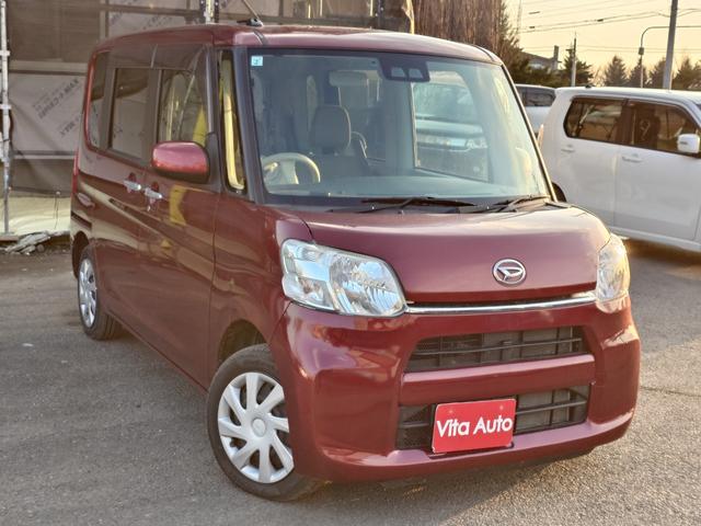 タント Ｘ　ＳＡＩＩＩ　４ＷＤ　メモリーナビ　フルセグＴＶ　リアカメラ　スマートキー　衝突軽減ブレーキ　片側パワスラ　シートヒーター　Ｂｌｕｅｔｏｏｔｈ　社外１４インチ鉄　ＥＴＣ（2枚目）