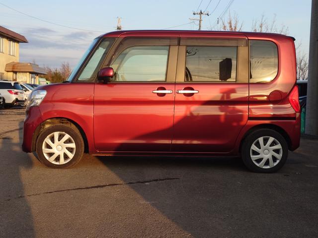 タント Ｘ　ＳＡＩＩＩ　４ＷＤ　メモリーナビ　フルセグＴＶ　リアカメラ　スマートキー　衝突軽減ブレーキ　片側パワスラ　シートヒーター　Ｂｌｕｅｔｏｏｔｈ　社外１４インチ鉄　ＥＴＣ（7枚目）